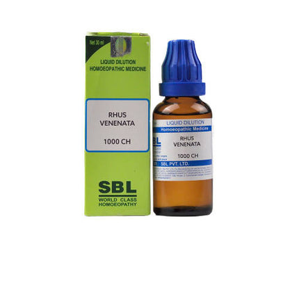 SBL Homeopathy Rhus Venenata Dilution