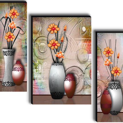Tehzeeb Creations Set Of 3 Digital Wall Painting