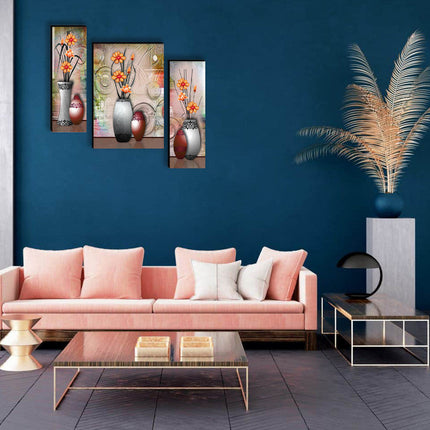 Tehzeeb Creations Set Of 3 Digital Wall Painting