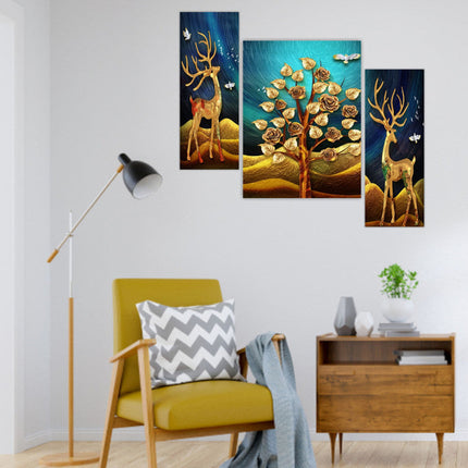 Tehzeeb Creations Set Of 3 Digital Wall Painting
