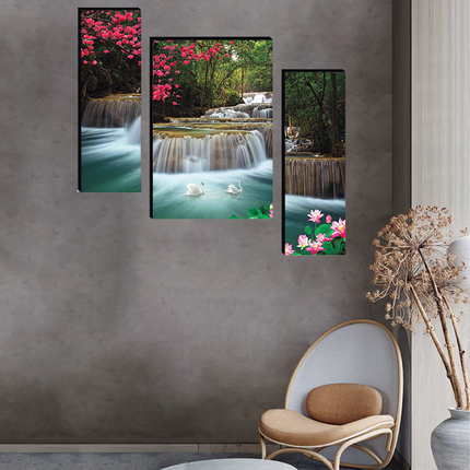 Tehzeeb Creations Set Of 3 Digital Wall Painting