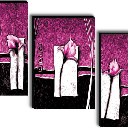 Tehzeeb Creations Set Of 3 Digital Wall Painting