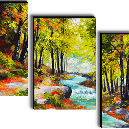 Tehzeeb Creations Set Of 3 Digital Wall Painting