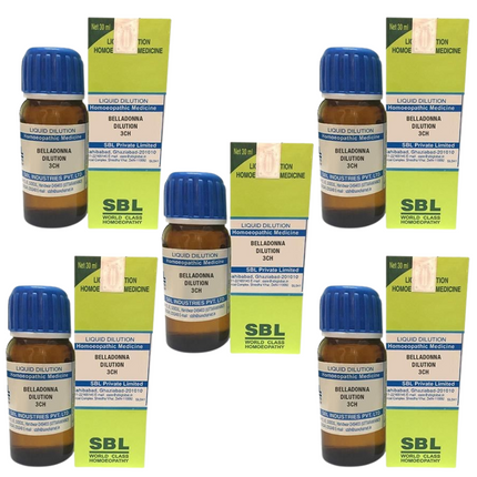 SBL Homeopathy Belladonna Dilution