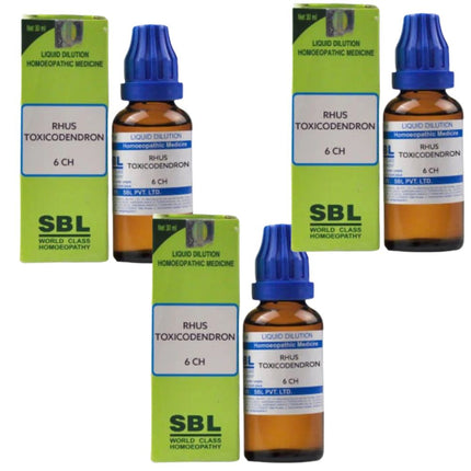 SBL Homeopathy Rhus Toxicodendron Dilution