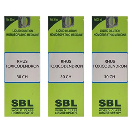 SBL Homeopathy Rhus Toxicodendron Dilution