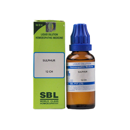 SBL Homeopathy Sulphur Dilution