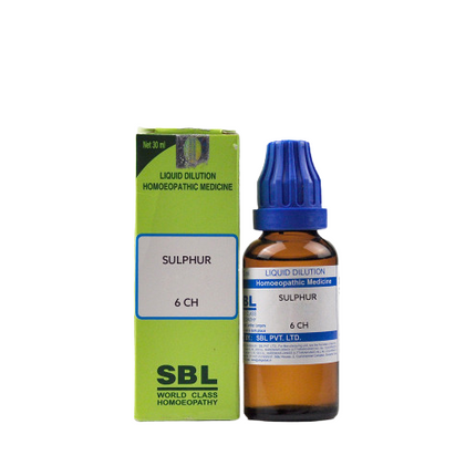 SBL Homeopathy Sulphur Dilution