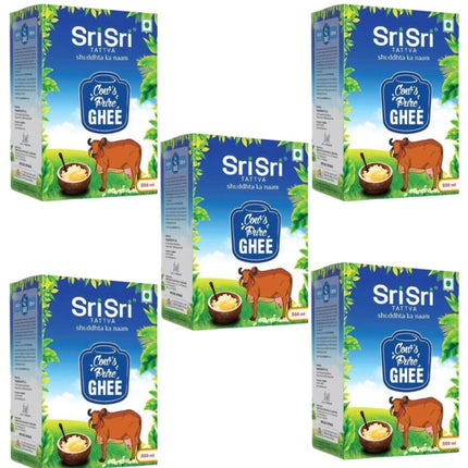 Sri Sri Tattva Cow's Pure Ghee | Pure Cow Ghee for Better Digestion and Immunity | Pure A2 Cow Ghee