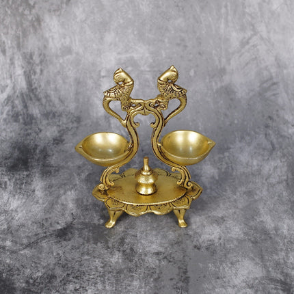 Sri Rudra Double Diyas – SR 02324