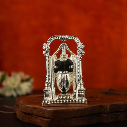 Sri Rudra Arch Balaji Small 3 Inch Silver Plated SR03175