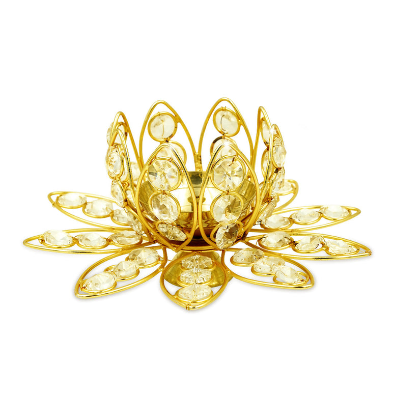 Shubhkart Nitya Brass Dhanlaxmi Kamal Diya