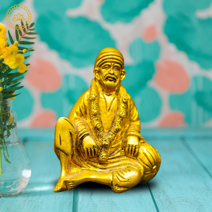 Sitting Brass Sai Baba: A Timeless Symbol of Serenity for Your Home