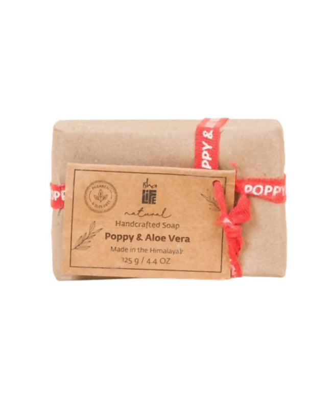 Isha Life Poppy & Aloe Vera Soap