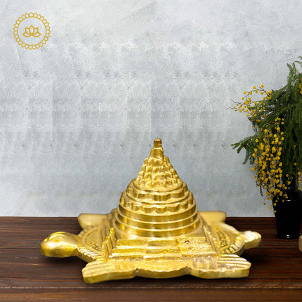 Sri Yantra on Tortoise for Vastu - Harness Positive Energy and Balance in Your Space