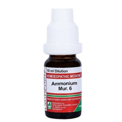 Adel Homeopathy Ammonium Mur Dilution