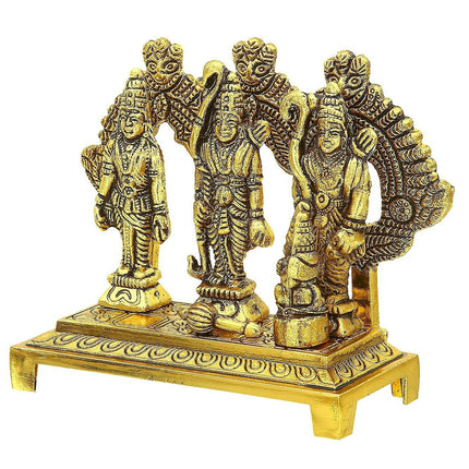 Craftam Metal Shri Ram Darbar With Hanuman Ji