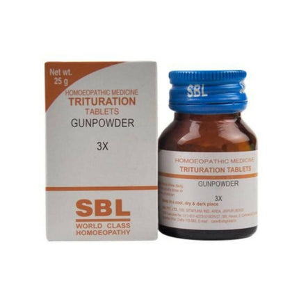 SBL Homeopathy Gunpowder Trituration Tablets