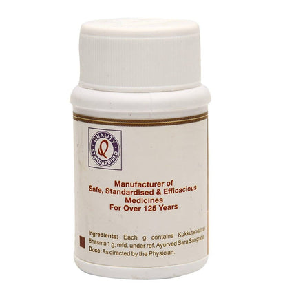 Dhootapapeshwar Kukkutandatvak Bhasma