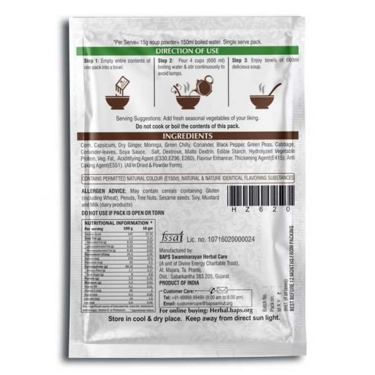 Baps Amrut Hot & Sour Soup