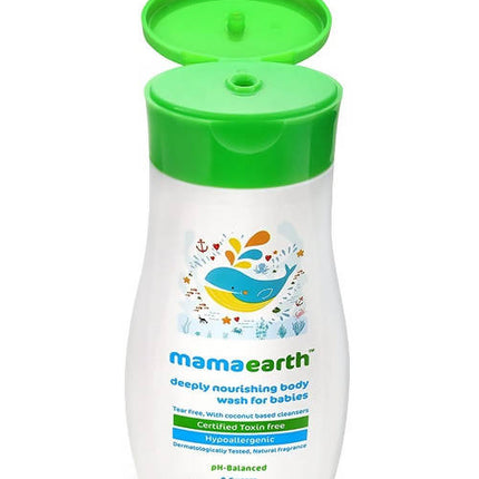 Mamaearth Daily Moisturizing Lotion & Mamaearth Deeply Nourishing Baby Wash For Babies