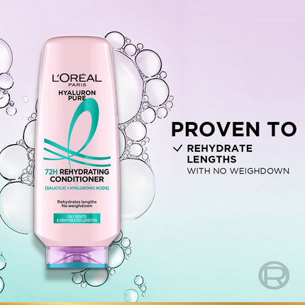L'Oreal Paris Hyaluron Pure 72H Rehydrating Conditioner