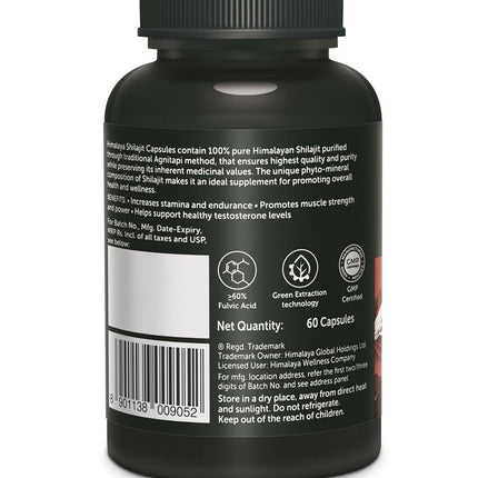 Himalaya Herbals SJ Capsules For Supports Healthy Testosterone Levels