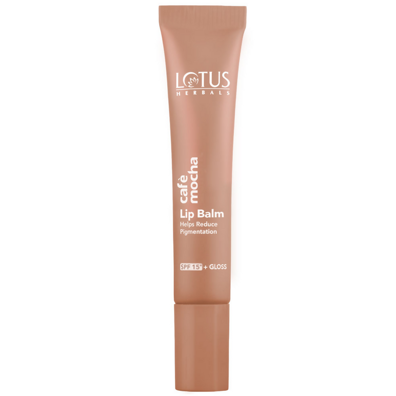 Lotus Herbals Lip Balm With SPF 15 - Cafe Mocha