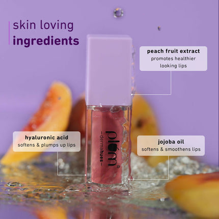 Plum Dermahues Serum Lip Gloss - 06 Crimson Glow