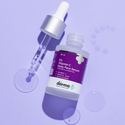 The Derma Co 5% Vitamin C Daily Face Serum With Ferulic Acid & Multivitamin
