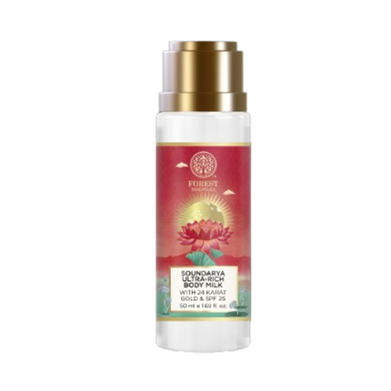 Forest Essentials Ultra Rich Body Milk Soundarya With 24K Gold & SPF25