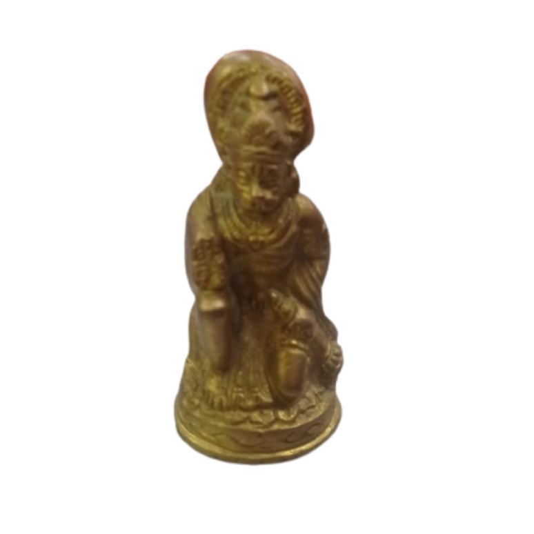 Kannssky Brass Hanuman Statue for Home Religious Decorative Idol