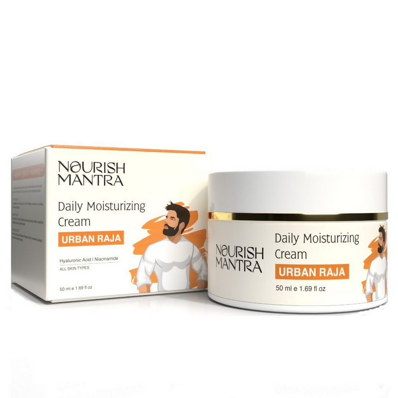 Nourish Mantra Urban Raja Daily Moisturizing Face Cream with Hyaluronic Acid & Niacinamide