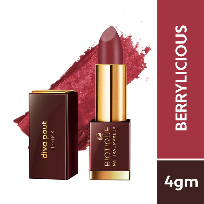 Biotique Diva Pout Lipstick - Berrylicious