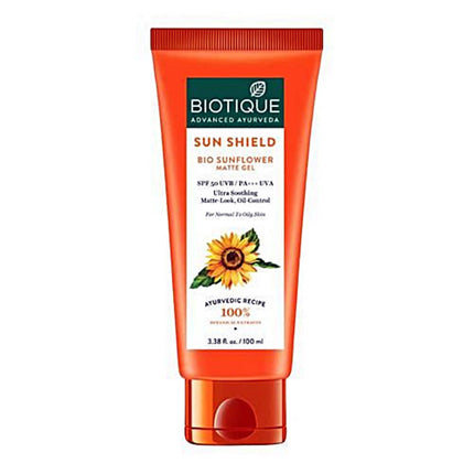 Biotique Advanced Ayurveda Sun Shield Sunflower Matte Gel