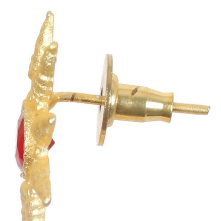 Joban Fashion Women Matte Gold Brass Jhumka