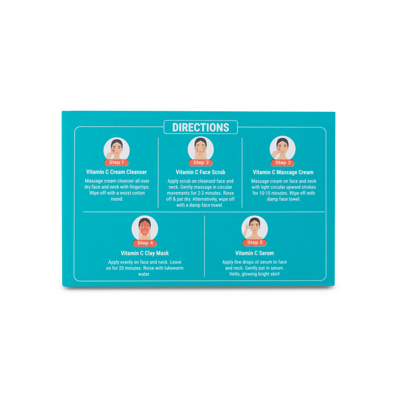 Pilgrim Vitamin C Detan & Brightening Facial Kit