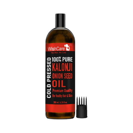 Wishcare Premium Cold Pressed Kalonji - Onion Black Seed Hair Oil