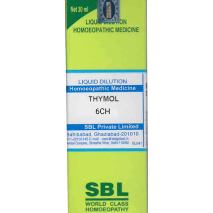 SBL Homeopathy Thymol Dilution - Limited Time Offer
