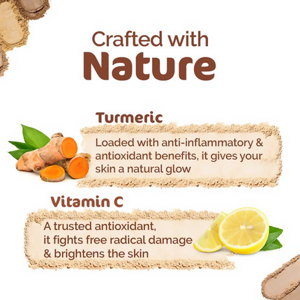 Mamaearth Glow Full Coverage Compact With SPF 30 - Almond Glow