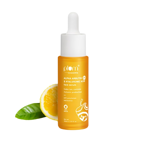Plum 2% Alpha Arbutin & Hyaluronic Acid Face Serum