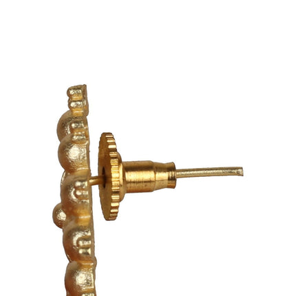 Joban Fashion Women Matte Gold Brass Jhumka
