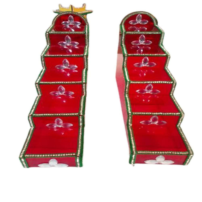 Kundan HandiKrafts Acrylic Step Stand