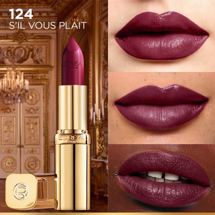 L'Oreal Paris Color Riche Satin Lipstick - 124 S'il Vous Plait
