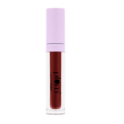 Plum Glassy Glaze Lip Lacquer 3-in-1 Lipstick + Lip Balm + Gloss 11 Red My Mind