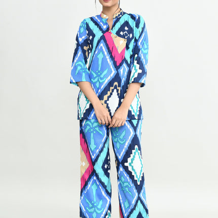 Joban Fashion Beautiful Blue Cotton Cod Set