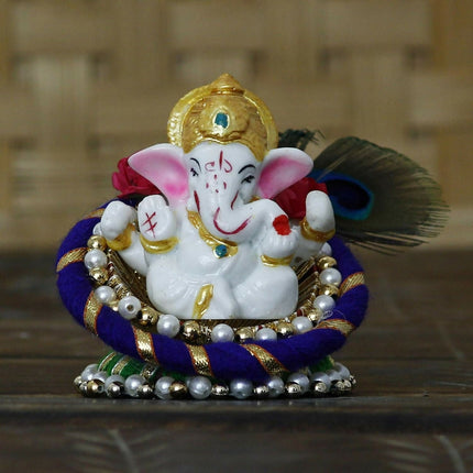 eCraftIndia Polyresin Lord Ganesha Idol