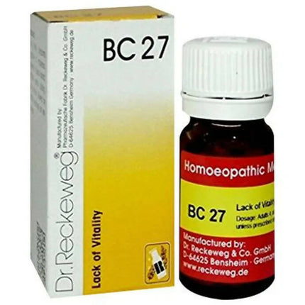 Dr. Reckeweg Bio-Combination 27 (BC 27) Tablets