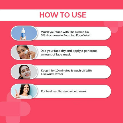 The Derma Co 5% Niacinamide Clay Face Mask for Acne Marks