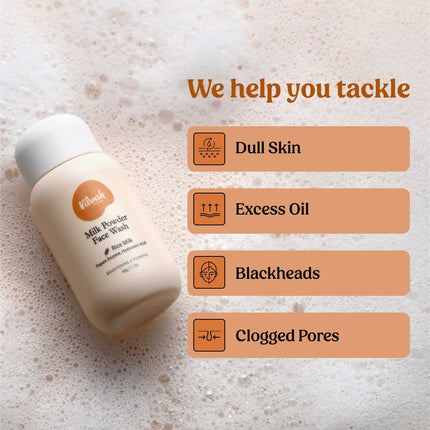 Vilvah Store Milk Powder Face Wash
